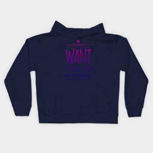 I Don't Want You to Be Normal Kids Hoodie